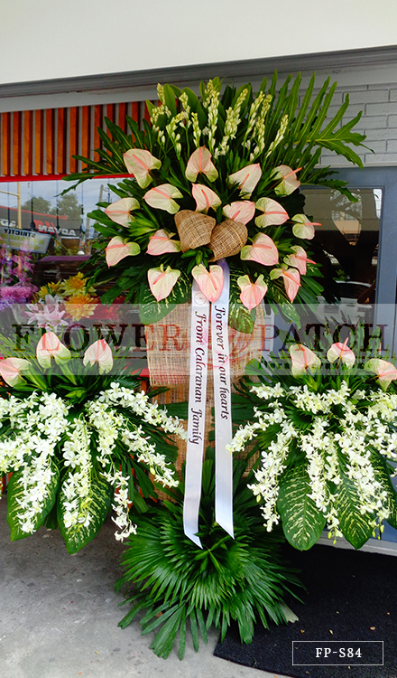 Standing Sympathy Flower Arrangements Free Delivery | Flowers Sympathy