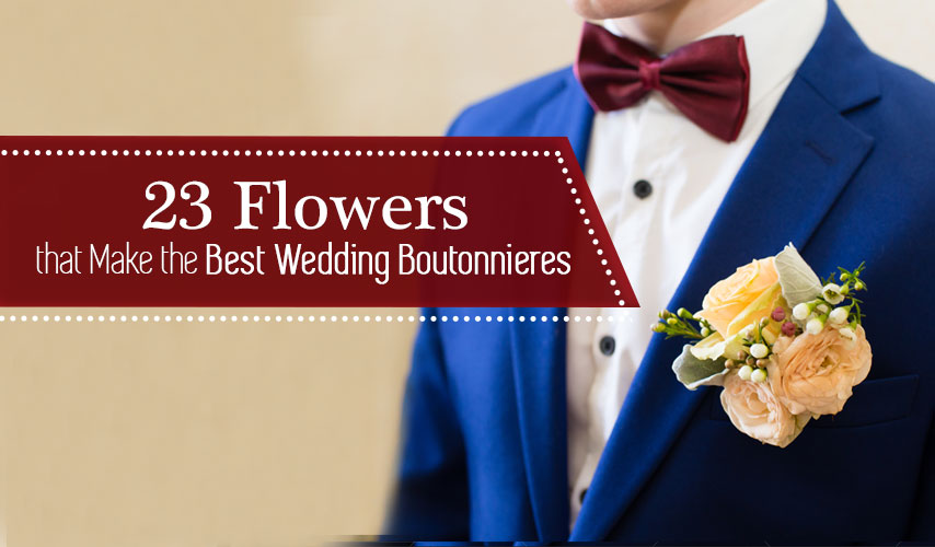 23 Flowers that Make the Best Wedding Boutonnieres