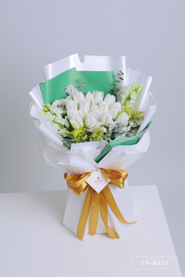 FP-B423 Bouquet of 18 Tulips