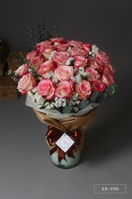 Ecuadorian Roses in a Vase