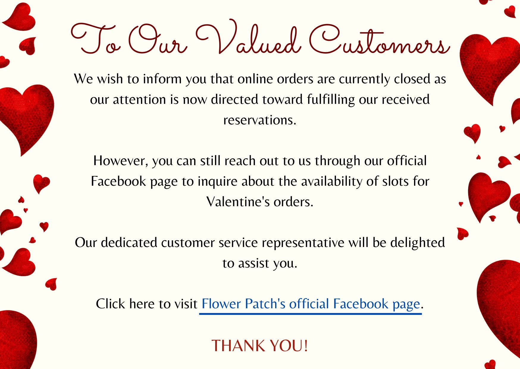 Valentine's Day Advisory