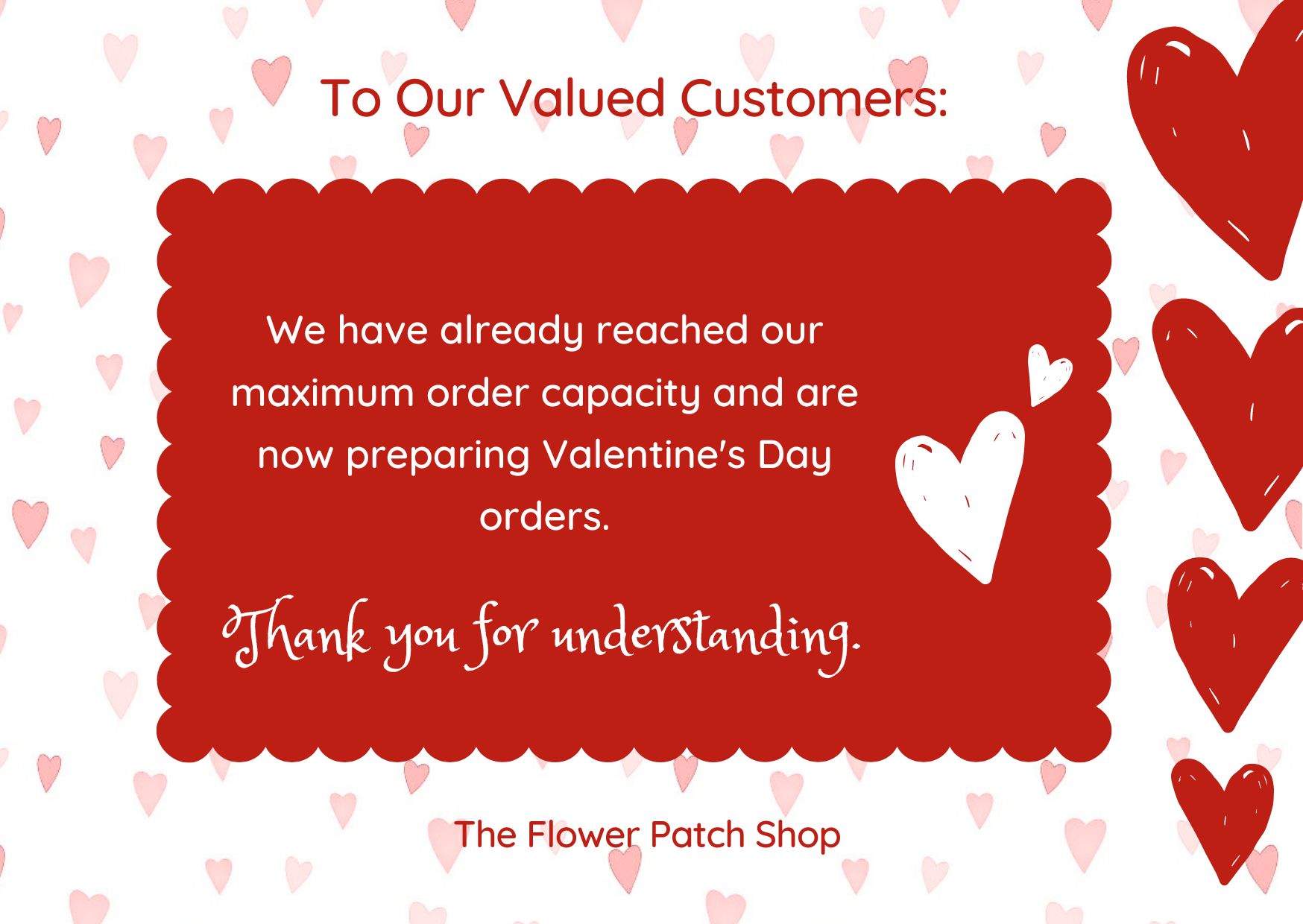 Maximum Order Reached